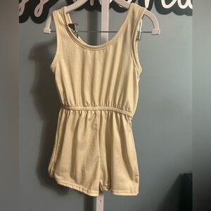 Yellow Tank Short Romper NWOT